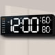 thumbnail image 1 of Reloj Digital de Pared ANSOPER 10" con Doble Alarma y Enchufe Blanco, 1 of 9