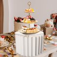 thumbnail image 3 of 4 Pcs Buffet Risers, Food Display Risers Party Buffet Stand for Catering Desserts, Food, Jewelry, 3 of 8