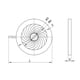 thumbnail image 2 of Adjustable Iris Diaphragm Microscope Diaphragm Lens Diaphragm 1-189mm Adjustable Aluminum 10 Blades Optical Diaphragm For Digital Camera Microscope, 2 of 7