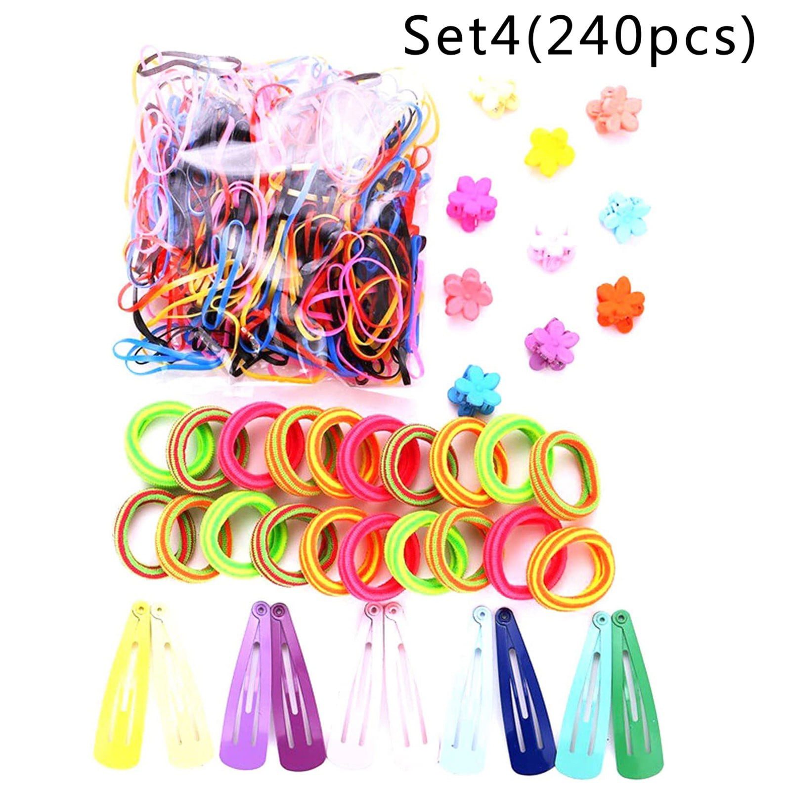 HSMQHJWE Hair Color Sets for Women Girls Hair Accessories Candy Color  Headwear Set Cute Hairpin Rubber Band Combination Set Creative Simple  Hairpin Head Rope Gift Small Snap Hair Clips Pet 