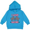 thumbnail image 2 of Inktastic I Love Racing Rally Flags Girls Toddler Hoodie, 2 of 4