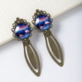 thumbnail image 4 of Starry Flamingos Vintage Copper-Colored Lace Bookmarks: Stainless Steel Reading Accessories for Book Lovers - Set of 2, 4 of 5