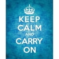 thumbnail image 2 of Keep Calm and Carry On - Vintage Blue Poster Print by  The British Ministry of Information, 2 of 2