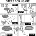 thumbnail image 4 of HLONK White Silicone Electric Foldable Travel Bidet, 4 of 8