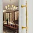 thumbnail image 2 of Brass Wardrobe Door Handle Cabinet Drawer Handle Knobs, 2 of 5
