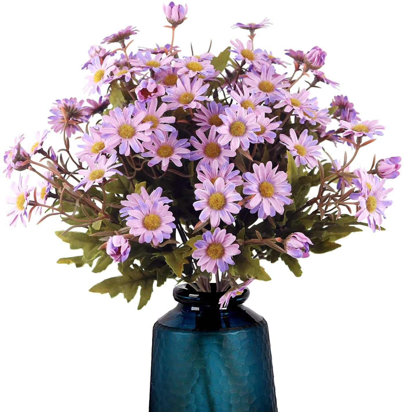 5 Head Artificial Silk Fake Daisy Flowers Bouquet Wedding Party Home Grave Decor 