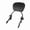 C Style, variant on Motorcycle Detachable Backrest Sissy Bar Harley CVO Road King Street Electra Glide Road Glide Ultra Classic 2009-2024