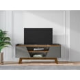 thumbnail image 2 of Manhattan Comfort Marcus 53.14 TV Stand from Engineered Wood in Gray, 2 of 7