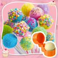 thumbnail image 2 of 2 PCS Round Cake Pop Mold Shapes Press Set, 3D Printed Sphere Circle Cake Pop Cutter and Pusher, Baking Tools Accessories for Home Baking, Birthday Parties, Wedding Desserts, 2 of 6