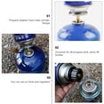 thumbnail image 3 of UPOUART Lot de 2 Connecteur de Gaz pour Barbecue pour Conversion de Cuisinière à Gaz Usage Extérieur, 3 of 8