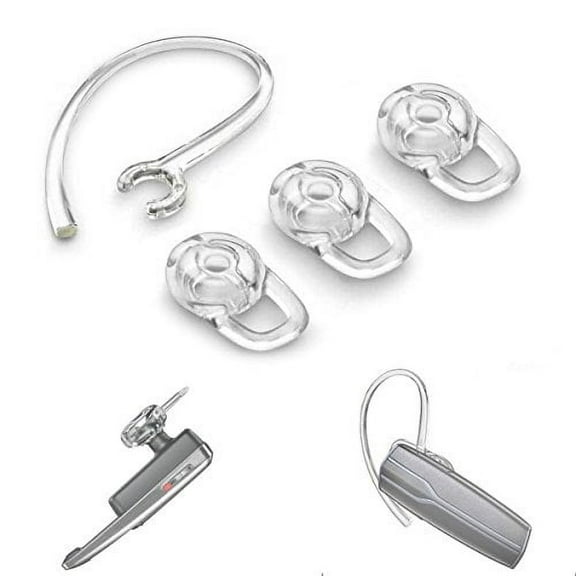 Earbuds Eargel Earhooks Replacement Earbuds Ear-Tips and Earhook 1 Small 1 Medium 1 Large and 1 Earhook