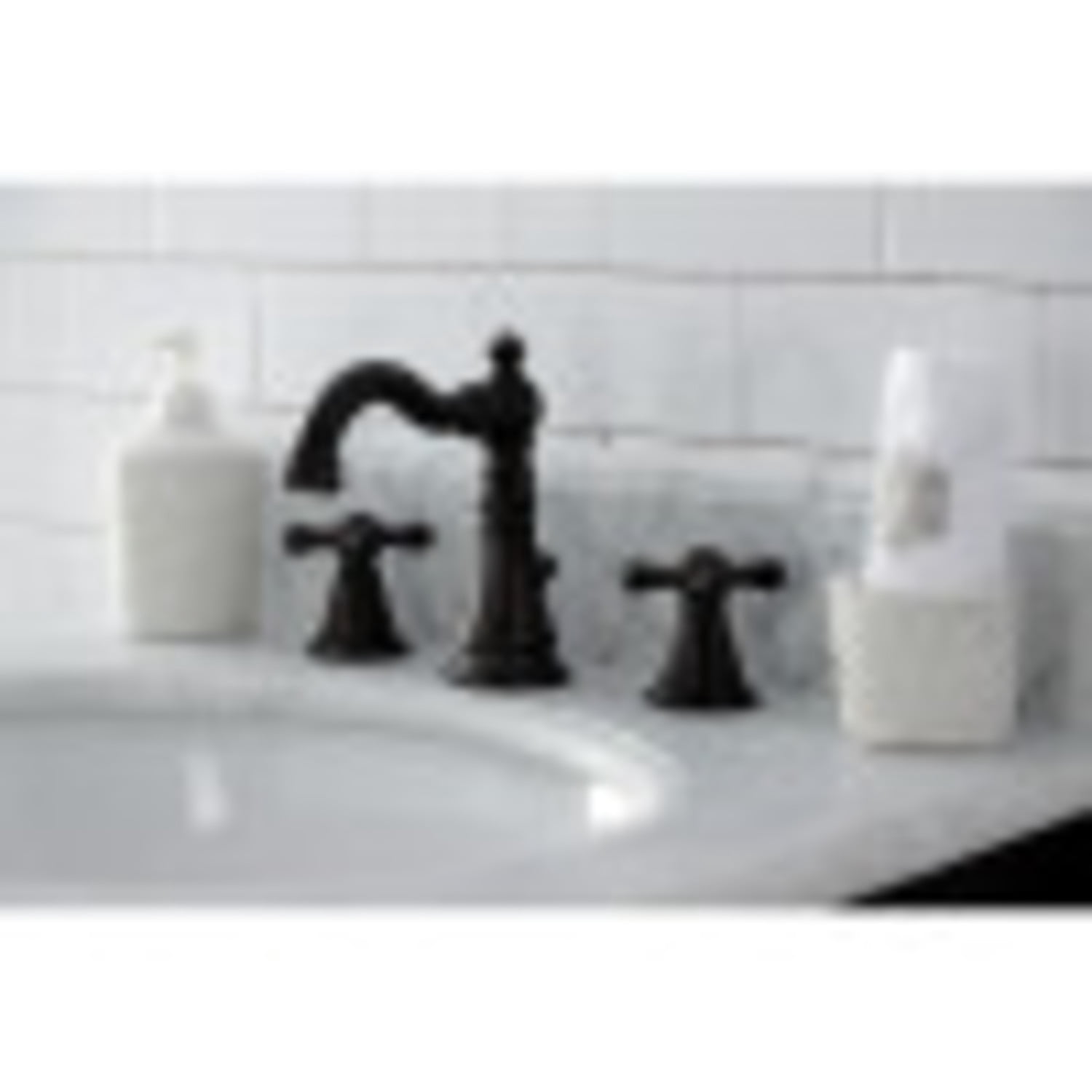 Fauceture FSC1975AAX American Classic Widespread Bathroom Faucet with Pop-Up Drain, Oil Rubbed Bronze