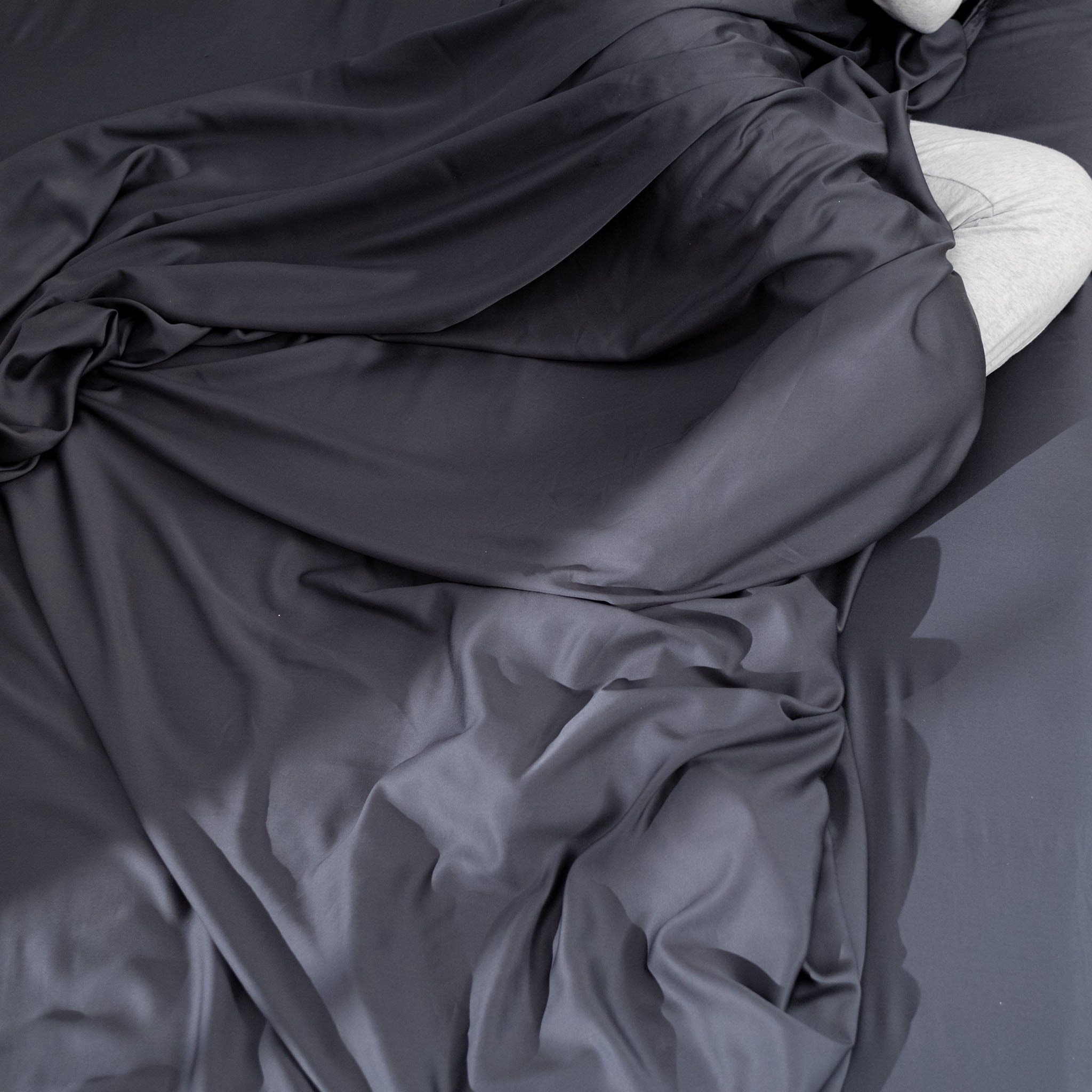 Hush Iced Charcoal Sheet and Pillowcase Set Twin
