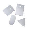thumbnail image 1 of MasteelfCA 4pcs Convenient Cake Scraper Cake Making Scraper Baking Supplies Accessories Kitchen Gadget for Home Bakery, 1 of 8