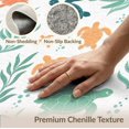 thumbnail image 6 of ODIKA 8'x10' Washable Area Rug Stylized Turtle Ocean Adventure With Rising Bubbles Decorative for King Size Bedroom Under Bed, Master Suite, Non-Shedding, Easy Care, 6 of 7
