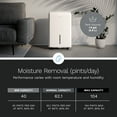 thumbnail image 5 of hOmeLabs 40 Pint Dehumidifier with Pump for up to 6,000 Sq Ft Rooms (MAX 104 Pint at 95°F, 90% RH) – Powerful Moisture Removal for Medium to Large Rooms and Basements, 5 of 7