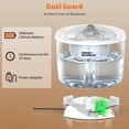 thumbnail image 6 of HoneyGuardian Cat Water Fountain,Battery Operated Smart Pet Fountain, Pumpless Cat Water Dispenser, 2.5L/84oz Automatic Water Dispenser for Drinking,5G WiFi, 6 of 7
