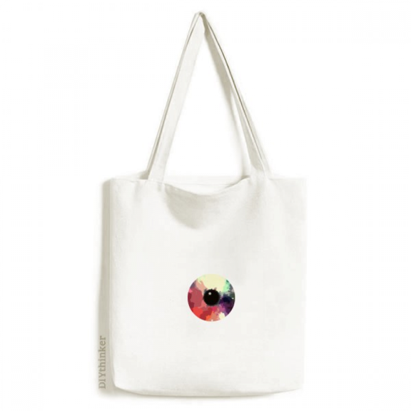 Starry Sky Center Pupil Crystal Tote Canvas Bag Shopping Satchel Casual Handbag