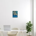 thumbnail image 3 of Stupell Industries Urban City Architecture Building Blue Evening Lighting Painting Gray Framed Art Print Wall Art, Design by Noah Bay, 3 of 5