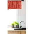 thumbnail image 3 of Ambesonne Brick Window Valance, Vibrant Heart Shaped Blocks, 54" X 18", Vermilion Pale Salmon, 3 of 3