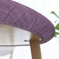 thumbnail image 5 of Round Fitted Tablecloth 44 Inch, Purple Natural Texture Round Tablecloth Water Resistant Spill Proof Tabletop Covers Round Outdoor Tablecloth for Dining Table, Buffet Parties and Camping, 5 of 8