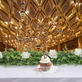 thumbnail image 2 of Artificial Eucalyptus Garland - 2 Pack 6 Feet Fake Greenery Garland Faux Vines Wedding Backdrop Arch Wall Decor Indoor Outdoor Table Party Decoration, 2 of 5