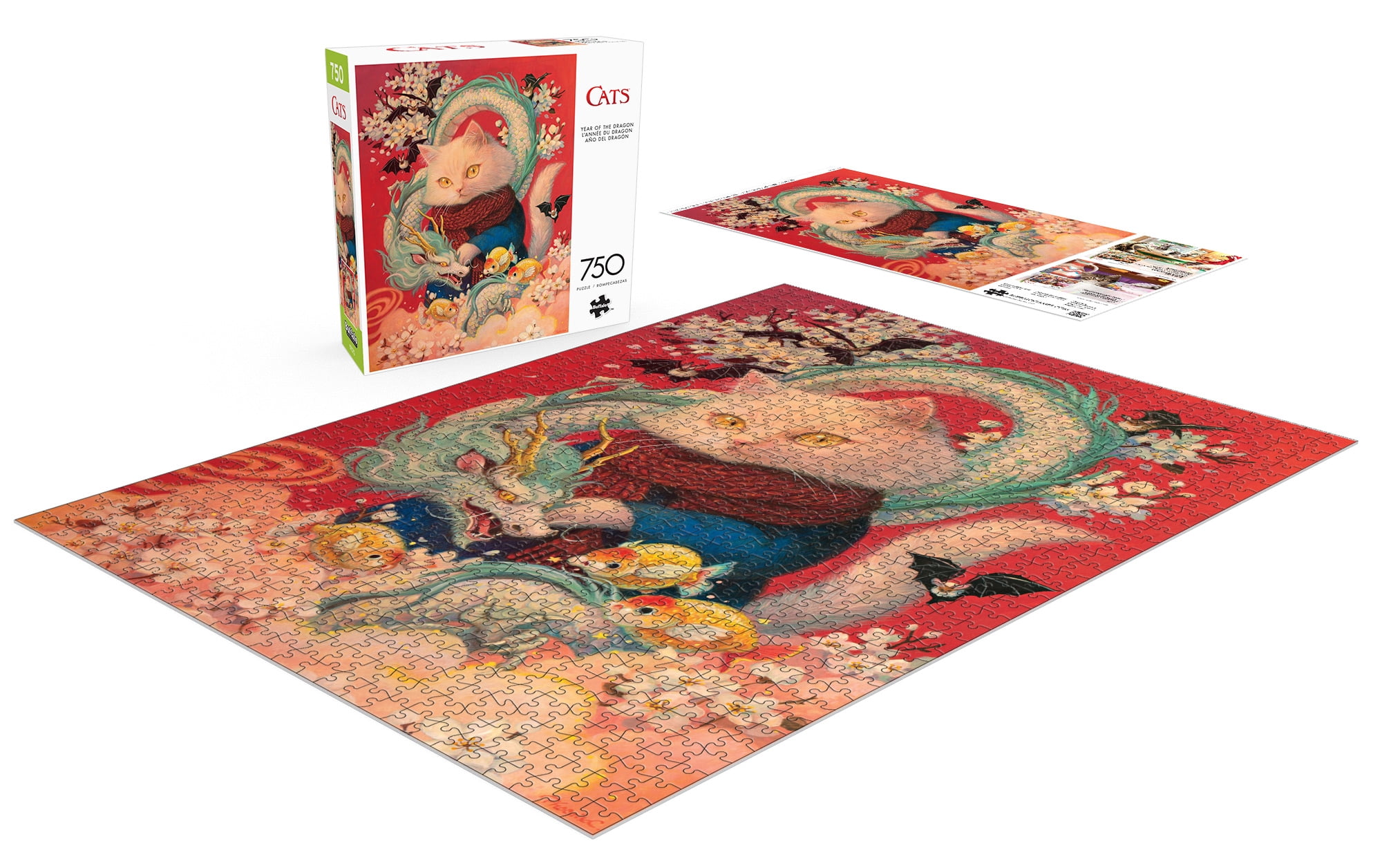 Buffalo Games Year of the Dragon 750-Piece Interlocking Jigsaw Puzzle for Adults Ages 14+