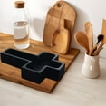 thumbnail image 4 of Cross Shaped Wooden Serving Tray Wood Fruit Platter Decorative Nuts Desserts Tray Snack Dish for Home Kitchen Gatherings, 4 of 7
