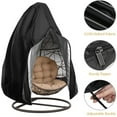 thumbnail image 6 of Number-one Egg Chair Cover Waterproof Swing Chair Cover with Zipper Patio Hanging Chair Cover 75 x 45 inches, 6 of 7