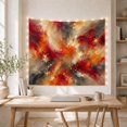 thumbnail image 5 of Abstract Paint Stroke Field with Sweeping Textures, Energetic Abstract for Art Lovers, Modern Wall Decor, Housewarming Gift, Tapestry Wall Hanging for Living Room and Dorm, 5 of 7
