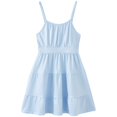 thumbnail image 6 of Ruyang Teen Girls Hawaiian Casual Sundress Print A-Line Suspender Sleeveless Dresses Summer Lightweight Breathable Beach Dresses, 6 of 8
