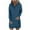 Dark Blue, variant on Otvok Autumn Winter Dresses Womens Hooded Solid Long Sleeve Casual Dress