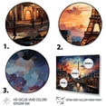 thumbnail image 3 of Designart "Of Lights Paris City art painting I" France Wall Art Print, 3 of 5