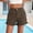 Coffee, variant on Only Moment Women's Summer Sweat Shorts Polyester,Cotton Relaxed Fit Casual High Waist Pocketed Denim Shorts Black Jean Shorts Blue,XS