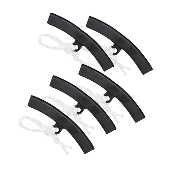 JISADER 5 Pieces Wheel Rim Protector High Performance Wheel Changing Rim Edge Savers Black