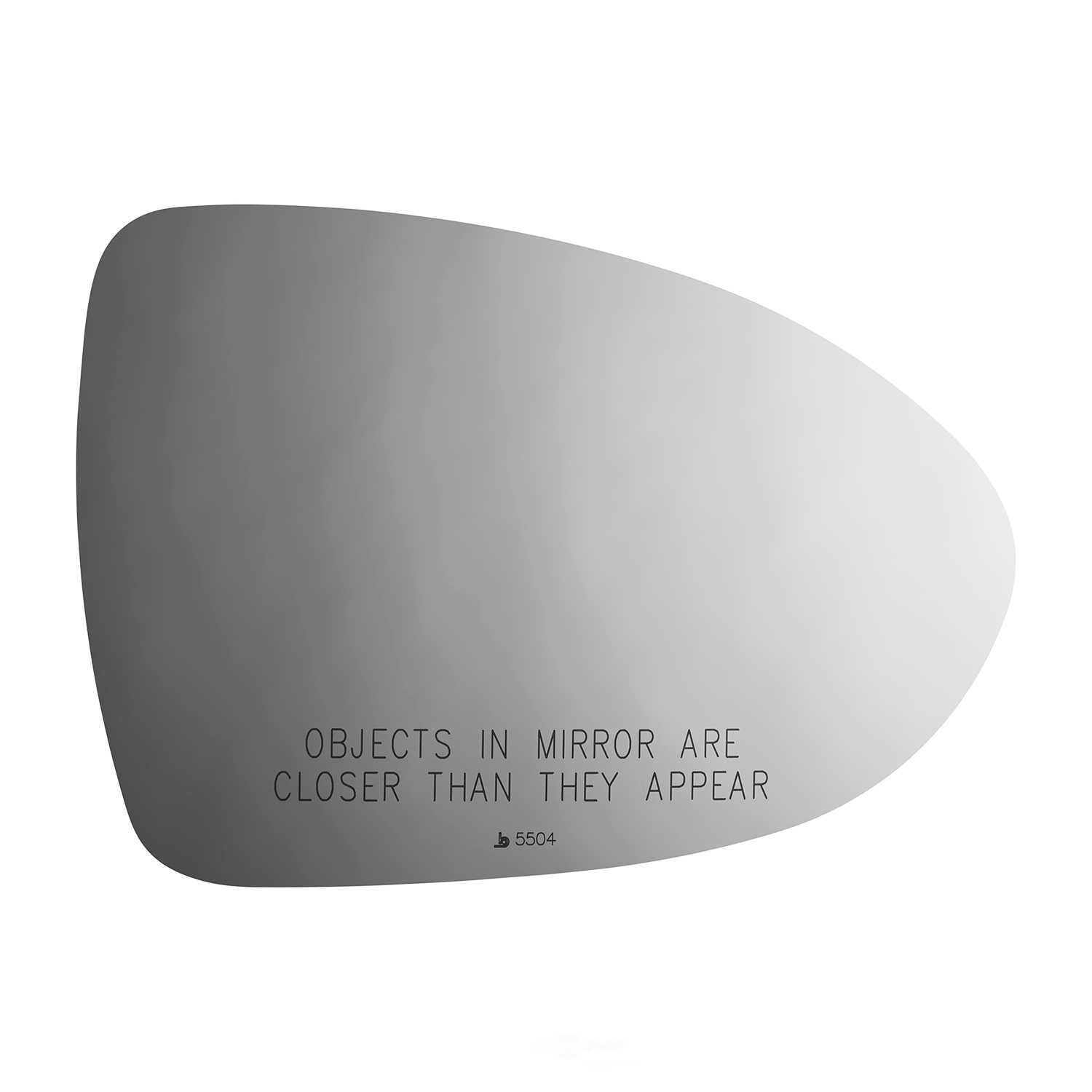 Burco Side View Mirror Replacement Glass - Clear Glass - 5504