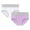 Purple, variant on Bikinis Panties for Women Cotton Soft Underwear High Waist Briefs Full Coverage 2 Pack Women's Thongs Red