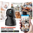thumbnail image 7 of Security Cameras Pet Cameras for Homes - KMATRON 4MP HD WiFi Dog Camera Night Vision Pan/Tilt/Zoom Motion Detection with 2 Way Audio - Cloud Service Available, 7 of 7