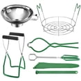 thumbnail image 3 of 7Pcs Canning Supplies Starter Kit Canning Tools Set Stainless Steel Canning Set with Canning Rack Canning Tonga Jar Lifter Durable Multifunctional Canning Kit for Canning Pot Home, 3 of 11