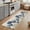 Blue Beige, variant on Small Door Mat Indoor Outdoor 15.7"x23.6", Blue Tulip Absorbent Non Slip Entry Rug, Rustic Spring Floral Summer Botanical Low Profile Welcome Mat for Front/Side Door Apartment Entrance Bathroom