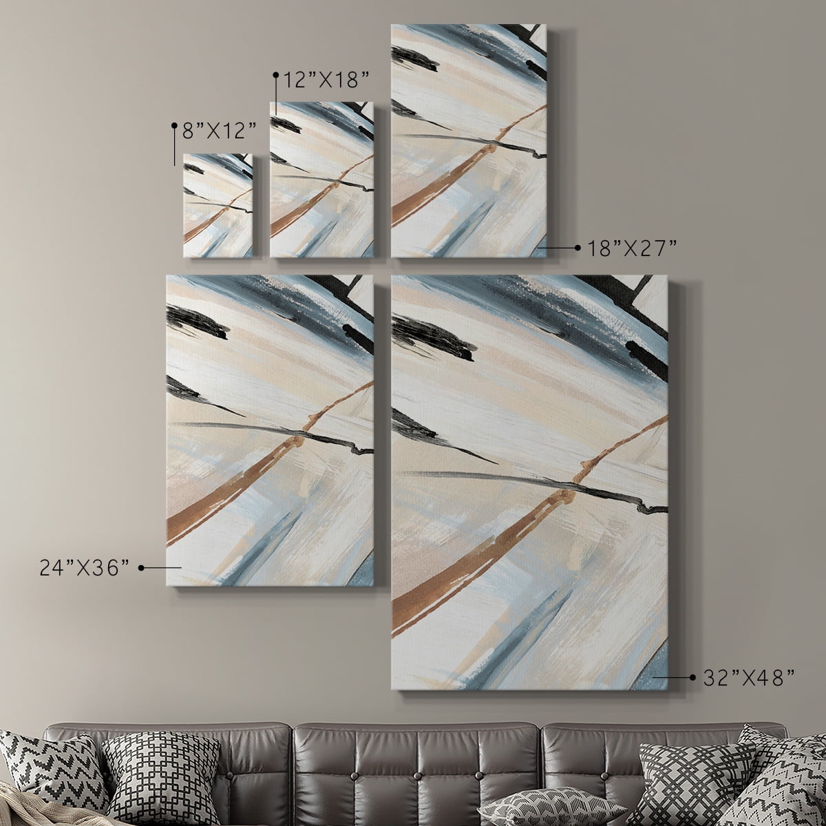 Dancing Wind Revisit II Premium Gallery Wrapped Canvas - Ready to Hang