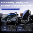 thumbnail image 4 of SharkTRUE Smart Auto Sensing Car Holder: 15W Wireless Charge, Auto Open/Close, One-Touch Rotation, 4 of 8