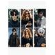 thumbnail image 2 of Lentes de Sol  Retro Modelo Negro, 2 of 4