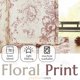 thumbnail image 5 of Cortina Jinchan, mezcla de lino, diseño floral, 137 x 137 cm, color rojo navideño, 5 of 9