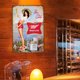 thumbnail image 5 of Gente Retro Pintura Carteles Pared Metal Rectangulares Bar 20x30cm, 5 of 9