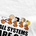 thumbnail image 5 of Camisetas vintage de la pandilla Peanuts Space para hombres y mujeres, 100 % algodón, Snoopy, Charlie Brown, ropa estampada, 5 of 5