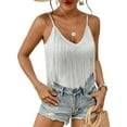 thumbnail image 2 of Womens Western Cowgirl Top - Country Concert Outfits Festival Tassel Hem Boho Camisole Rave Tank Shirt White XL, 2 of 8