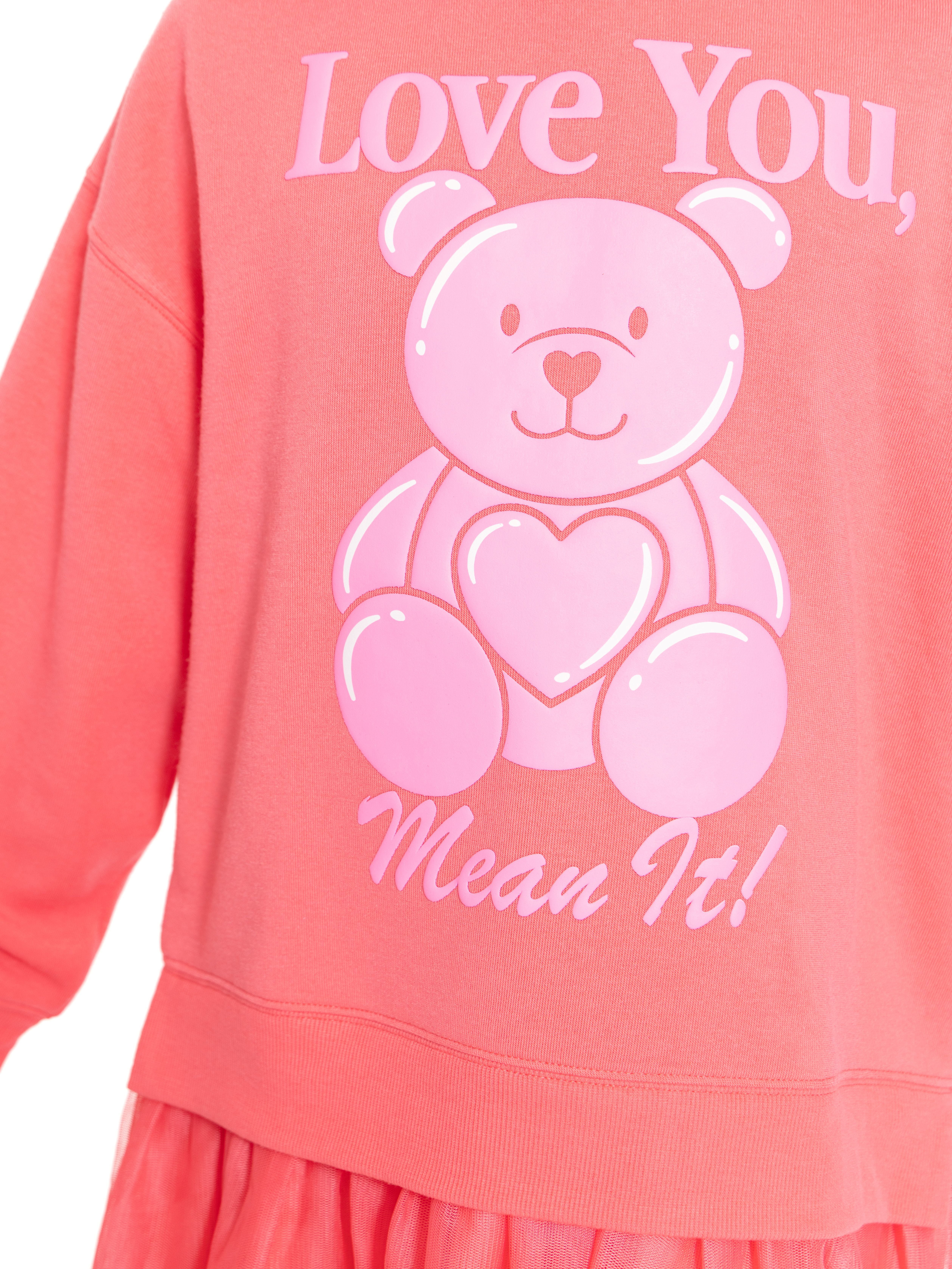 Valentine's Day Girls Graphic Hoodie Tutu Dress from Way To Celebrate, Sizes 4-16