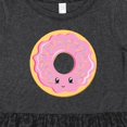 thumbnail image 4 of Inktastic Light Pink Donut Girls Toddler Dress, 4 of 5