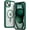 Green, variant on Design for iPhone 16 Pro Max  Case with Camera Control Capture Button, [Compatible with MagSafe], Heavy Duty Shockproof Protection, Transparent Magnetic Phone Case for iPhone 16 Pro Max Case